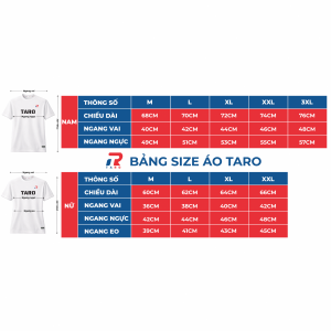 Áo thể thao Training Taro TR01-26 Nam