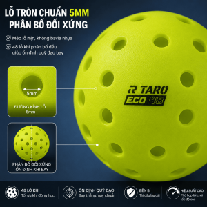 Bóng Pickleball Taro Eco 48