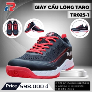 Giày cầu lông Taro TR025-1 - Đen