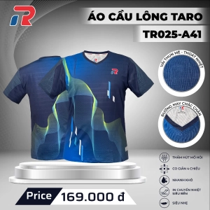 Áo cầu lông Taro TR025-A41 Nữ - Xanh