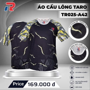 Áo cầu lông Taro TR025-A42 Nữ - Đen