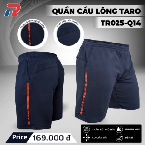 Quần cầu lông Taro TR025-Q14 Nam - Xanh đen
