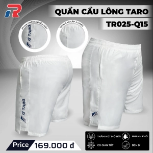 Quần cầu lông Taro Q15 Nữ - Trắng