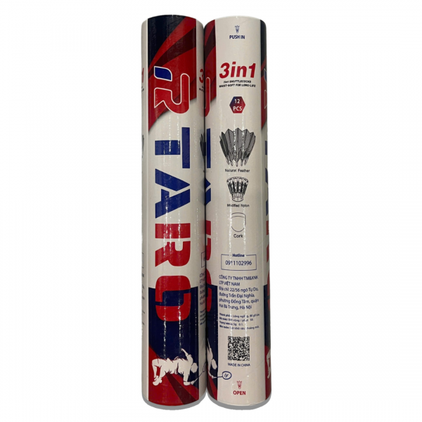 Ống Cầu Lông Taro xanh đỏ (3in1)