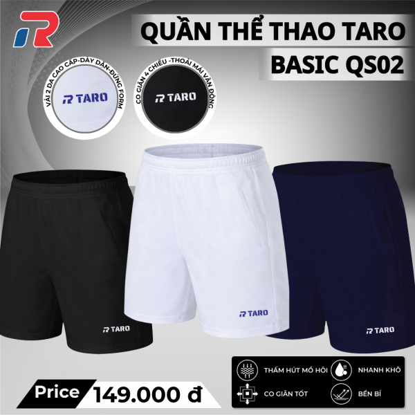 Quần thể thao Taro Basic QS02-26 Nam