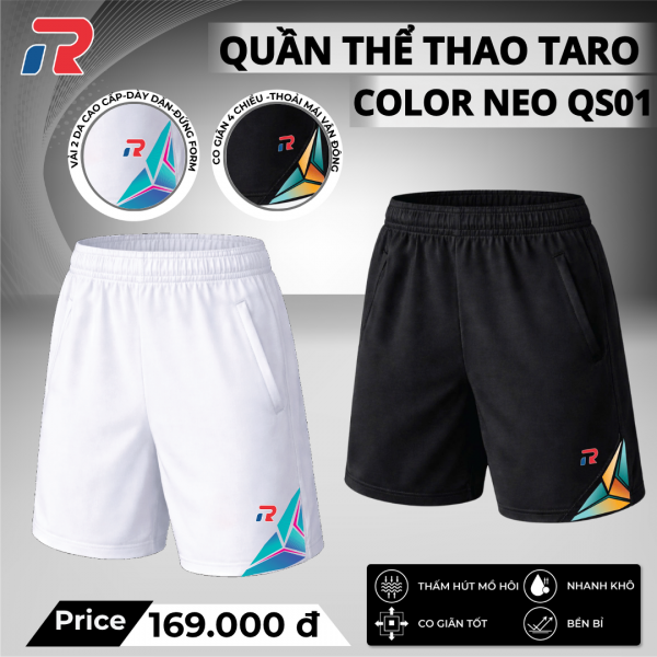 Quần thể thao Taro Color Neo QS01-26 Nữ