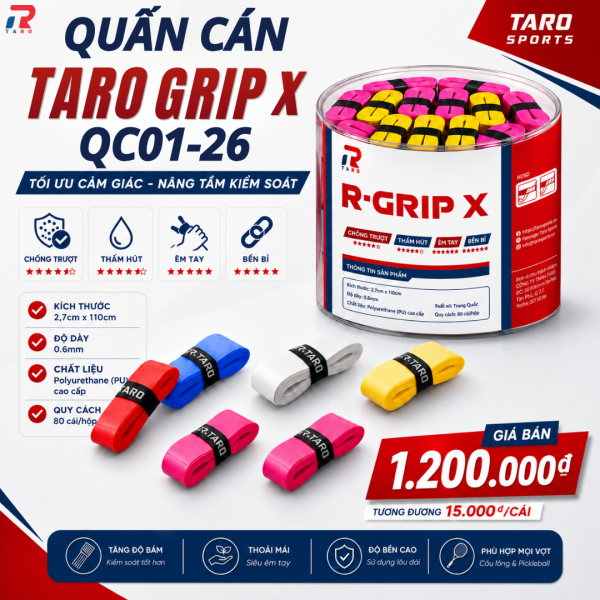 Quấn cán Taro Grip X QC01-26