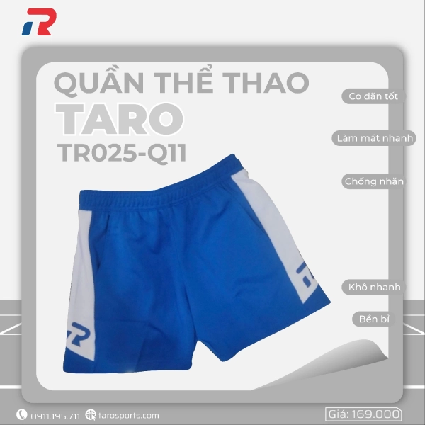 Quần Cầu Lông Taro TR025-Q11 Nữ - Xanh Bích Chính Hãng