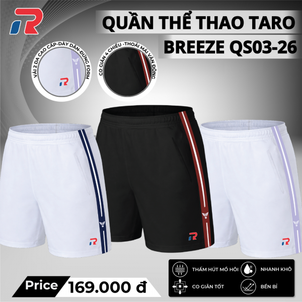 Quần thể thao Taro Breeze QS03-26 Nam
