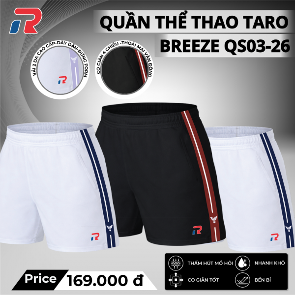Quần thể thao Taro Breeze QS03-26 Nữ