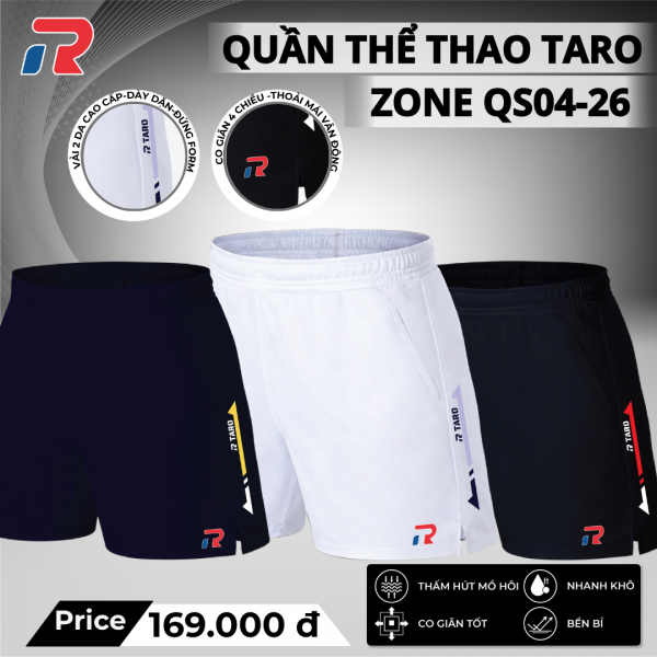 Quần thể thao Taro Zone QS04-26 Nữ