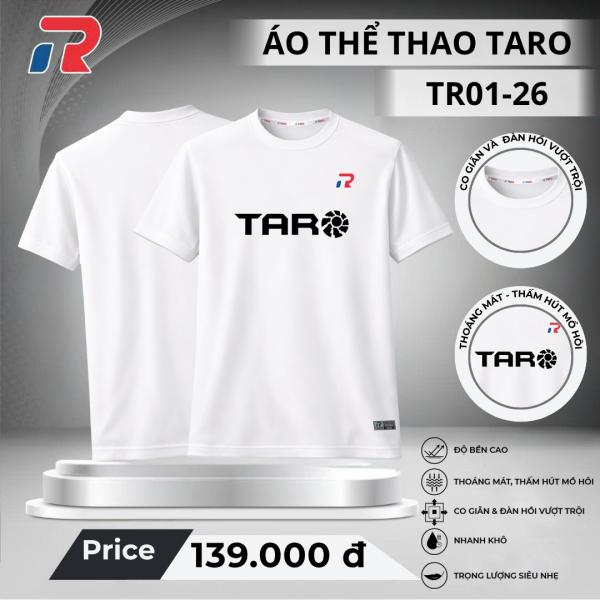Áo thể thao Training Taro TR01-2600 Nữ