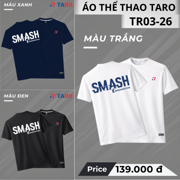 Áo thể thao Training Taro Smash TR03-26 Nữ