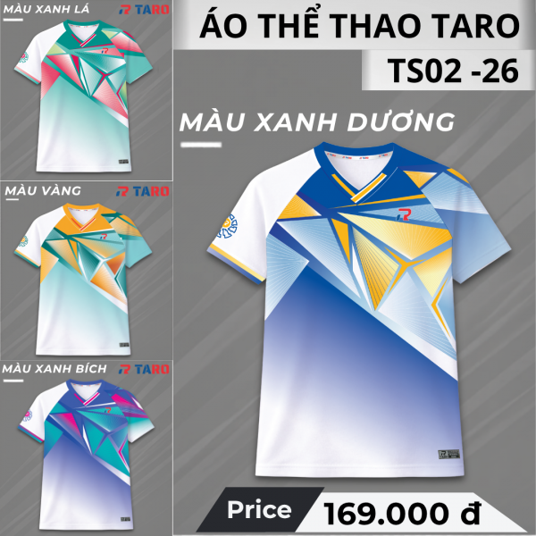 Áo thể thao Taro TS02-26 Nam