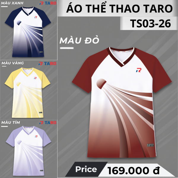 Áo thể thao Taro Coolday TS03-26 Nam