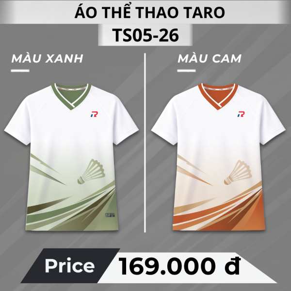 Áo thể thao Taro Harvest TS05-26  Nam